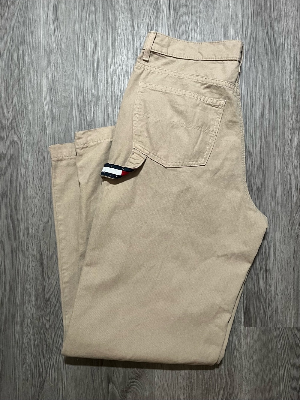 Vintage 90s Tommy Hilfiger painter carpenter pants made in Canada men’s 34x32